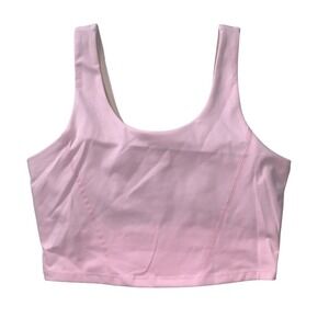 NEW Liaison The Label Vital Tank Sports Bra Soft Pink Medium